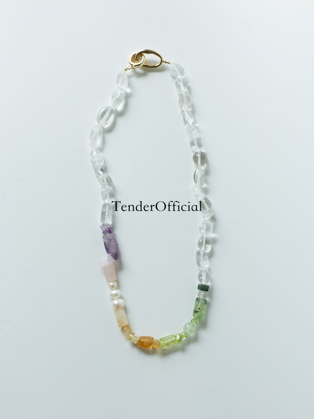 Rainbow Candy Gemstone Necklace