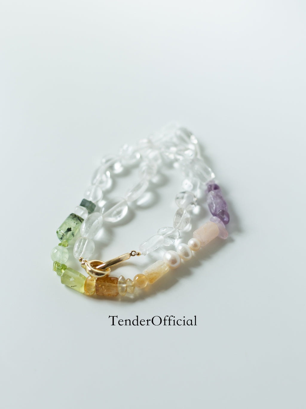 Rainbow Candy Gemstone Necklace