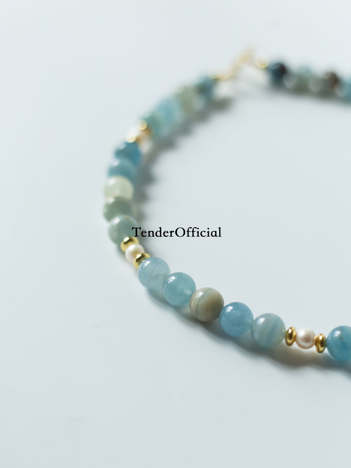 Azure Isle｜necklace Pearl&Blue Calcite
