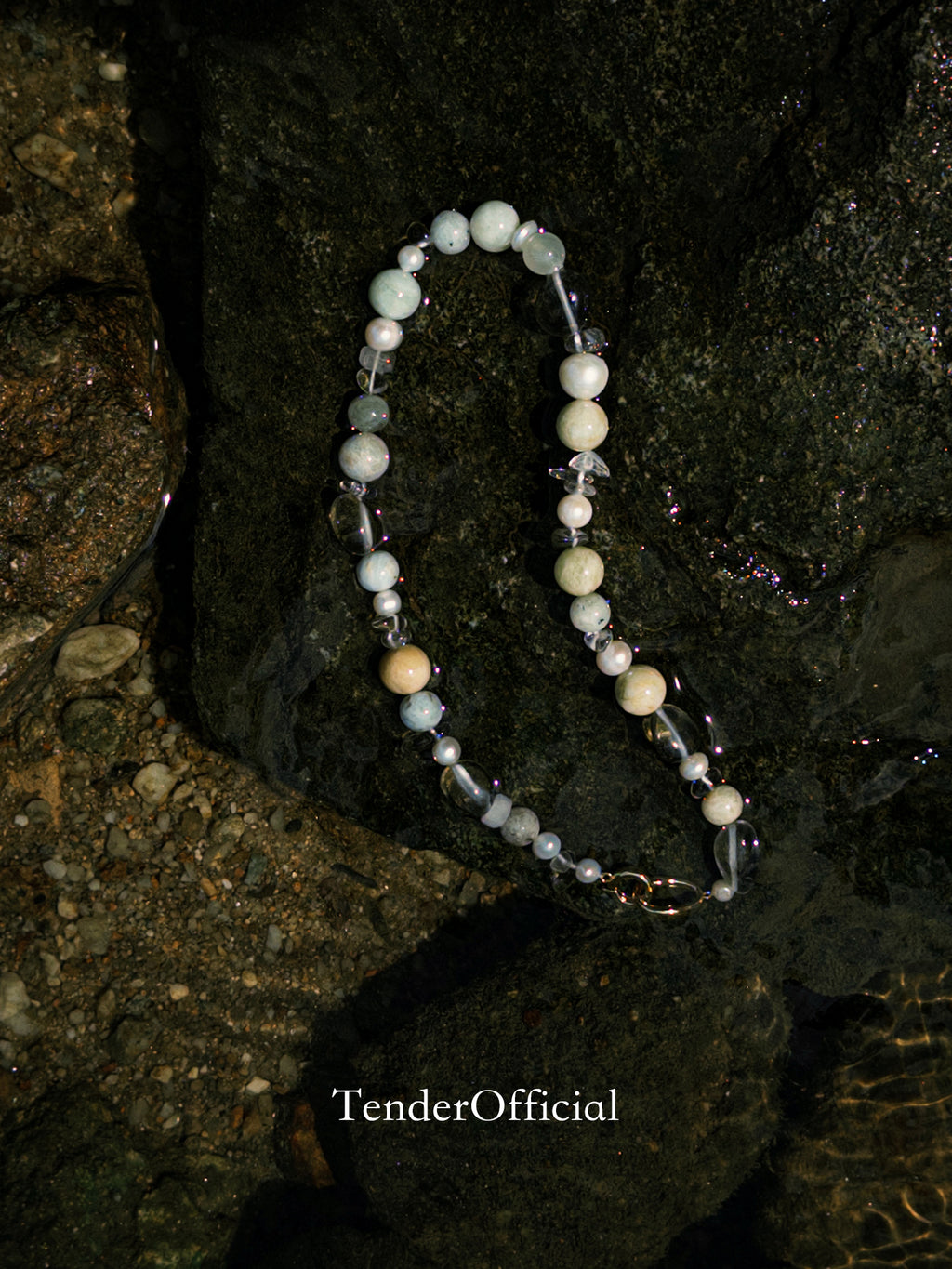 Monet Summer｜Morganite & Pearl Necklace | Handmade Jewelry